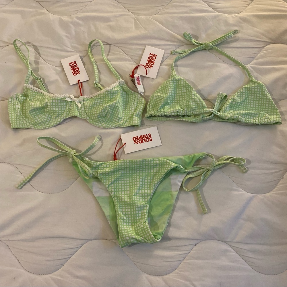 NVW Solid & Striped bikini bundle